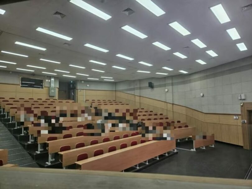 4日午前、ソウル大学医学部の講義室。講義室には約10人の学生がいた(c)MONEYTODAY