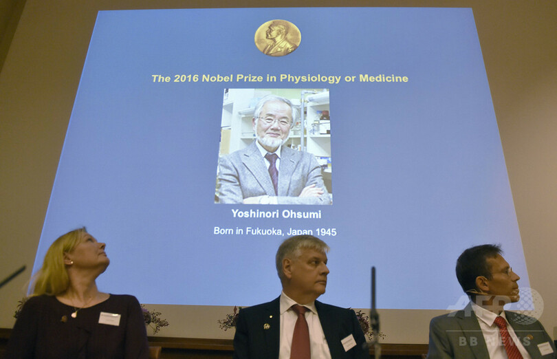 ノーベル医学生理学賞、大隅良典・東工大栄誉教授に