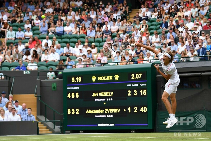 ウィンブルドン初日は「暗黒の月曜日」 ズベレフ、チチパスも初戦敗退