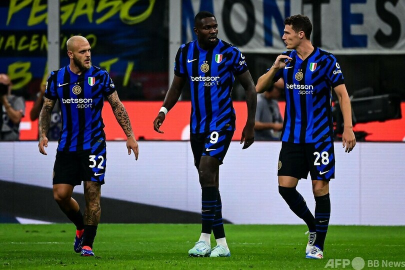 王者インテル、難敵アタランタに4発快勝