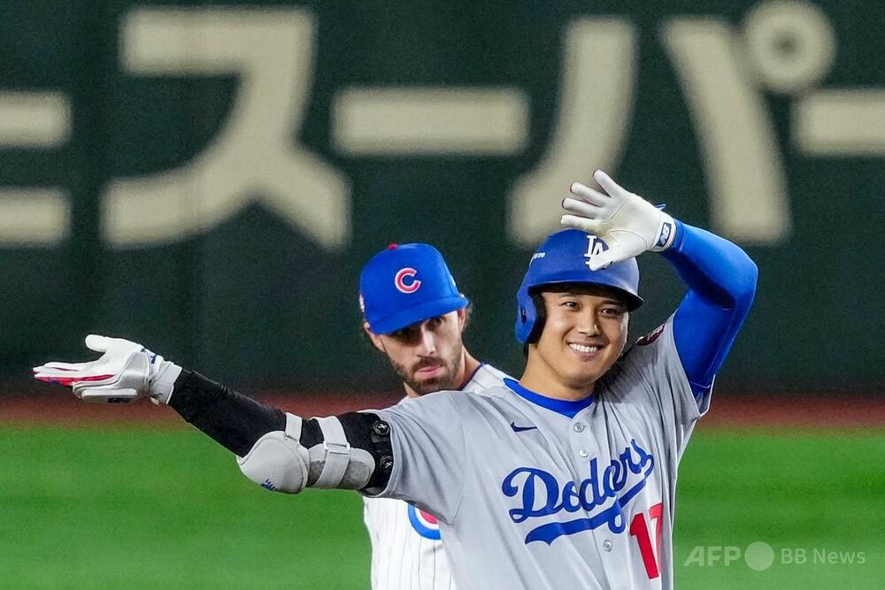 ドジャースが開幕戦逆転勝ち 大谷2安打 山本が勝利投手に 写真13