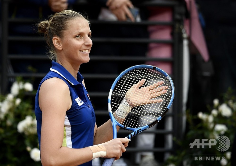 プリスコバがイタリア国際決勝へ、好調ベルテンス破った世界42位と対戦 写真9枚 国際ニュース:AFPBB News