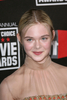 米ロサンゼルス市内で開催された第16回放送映画批評家協会賞（Critics’ Choice Awards）授賞式に出席した女優のエル・ファニング（Elle Fanning、2011年1月14日撮影）。(c)PRPhotos.com/Bob Charlotte