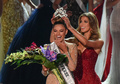2017年大会の優勝者、南アフリカ代表のデミリー・ネルピーターズさん。米ラスベガスで開催された最終選考会で（2017年11月26日撮影）。(c)AFP/Getty Images/Frazer Harrison