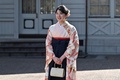 大学の卒業式に臨まれる天皇皇后両陛下の長女愛子さま。東京・目白の学習院大学で（2024年3月20日撮影）。(c)Richard A. Brooks / POOL / AFP)