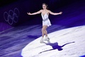 平昌冬季五輪、フィギュアスケートのエキシビションに臨むケイトリン・オズモンド（2018年2月25日撮影）。(c)AFP/Mladen ANTONOV