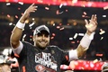 19NFL、NFC決勝、サンフランシスコ・フォーティナイナーズ対グリーンベイ・パッカーズ。優勝を喜ぶサンフランシスコ・フォーティナイナーズのジミー・ガロポロ（2020年1月19日撮影）。(c)Ezra Shaw/Getty Images/AFP