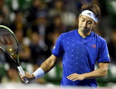 内山はチリッチに完敗、ビッグサーブ攻略できず 楽天ジャパンOP