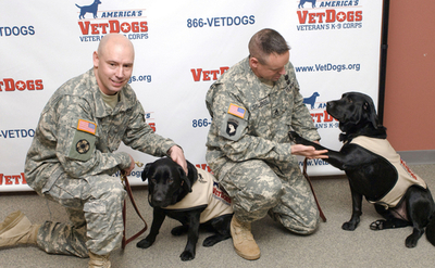 駐イラク米軍、セラピー犬でストレス対策