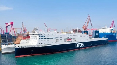 中国が建造した高級RO-RO船、広州で引き渡し  