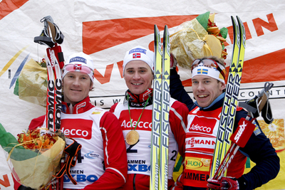 ハッテスタ 第17戦男子1.2キロメートル・クラシカル・スプリントでシーズン初優勝