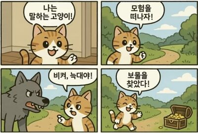 「恐喝するマンガ描いて」…韓国で話題「ChatGPT 4コマ漫画」、実際に描いてみた