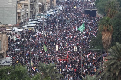 イラク反政府デモの第2波、死者40人以上