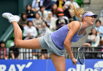 シャラポワが敗退、アザレンカは棄権 パンパシフィックオープン
