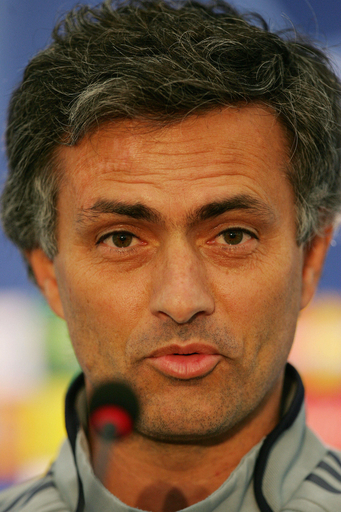 ＜サッカー 欧州チャンピオンズリーグ＞モウリーニョ監督  バレンシアとの第2戦を控え会見 - スペイン