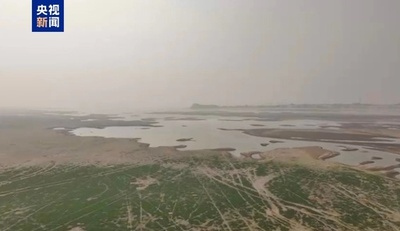 中国最大の淡水湖鄱陽湖の水位が極端に低下 面積は最高水位時の13分の1まで縮小