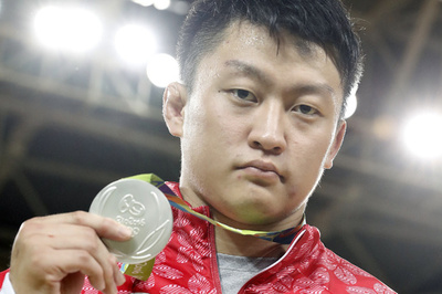 原沢、柔道男子100キロ超級で銀メダル獲得 リネールに敗れる