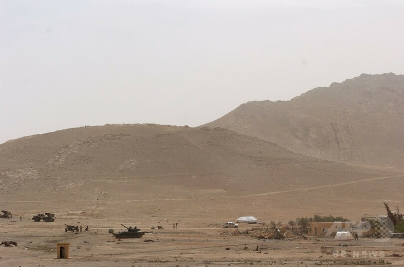 シリア政府軍、パルミラ遺跡の城塞をISから奪還