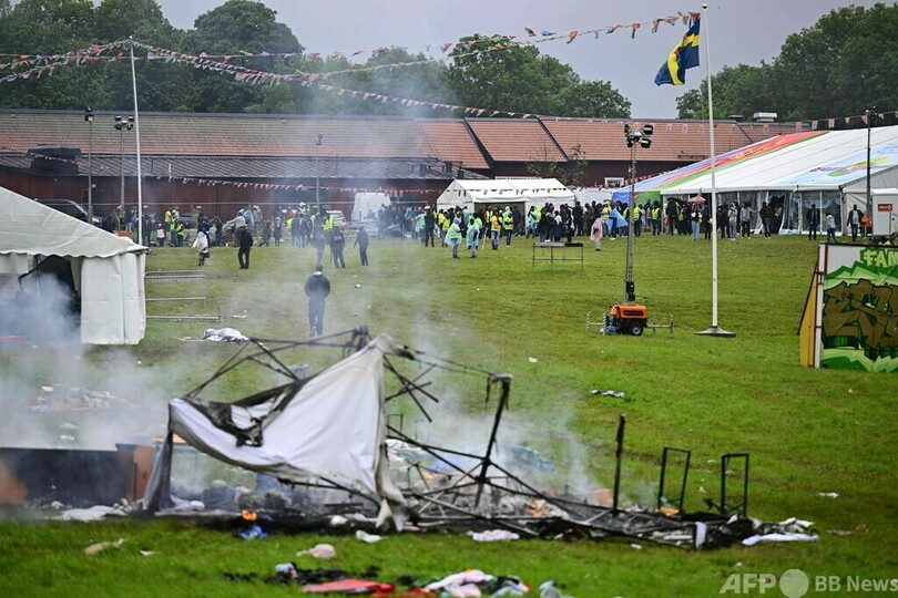 エリトリア政府支持派の祭りで衝突、52人負傷 スウェーデン首都
