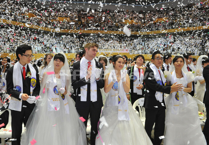 3500組が合同結婚式、統一教会