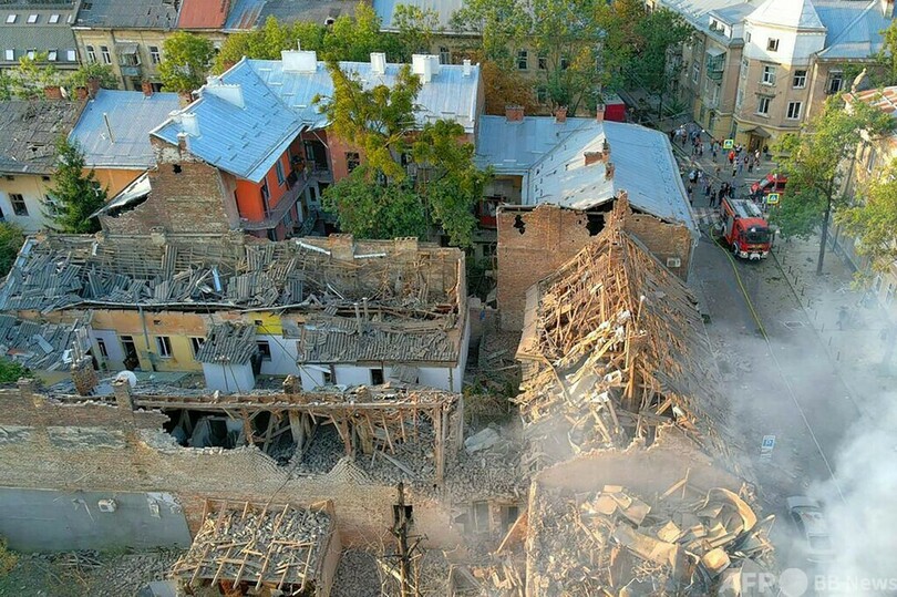 ウクライナ古都リビウにミサイル攻撃、7人死亡