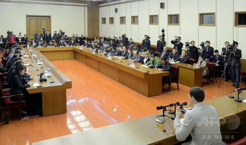 北朝鮮で拘束の米大学生、「政治スローガン盗んだ」と告白 KCNA