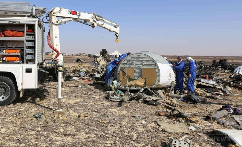 ロシア機、墜落時に熱放射 米軍衛星が探知