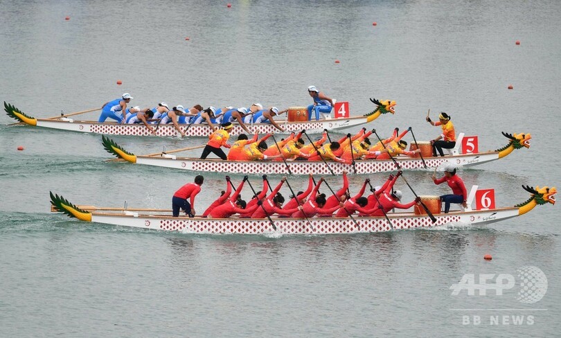 南北合同チームが歴史的な金メダル、アジア大会カヌー女子