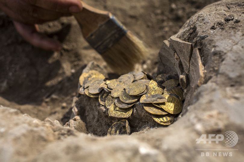 アッバース朝時代の金貨425枚 イスラエルで発見 10年前のものか 写真16枚 国際ニュース Afpbb News