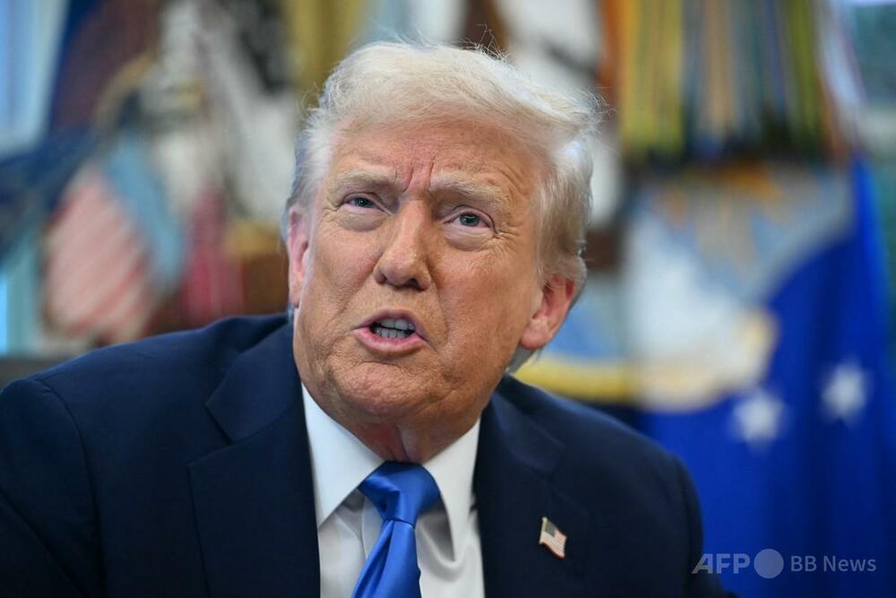 トランプ氏、自身に対するネガティブ報道は「違法」と主張　写真1枚　国際ニュース：AFPBB News