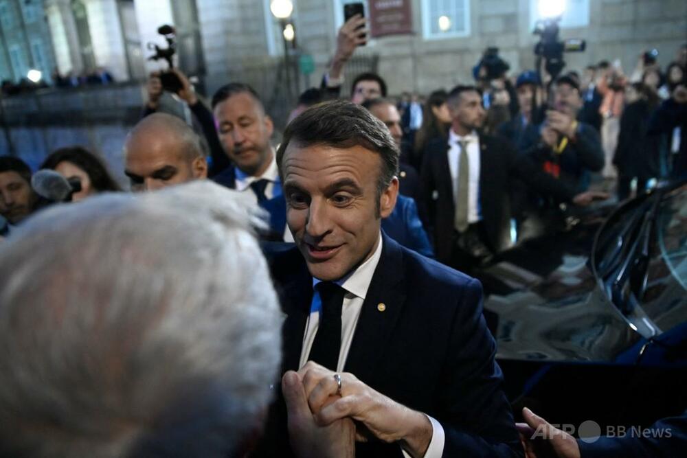 「侵略国」はロシア、「第3次大戦」に賭けているのもプーチン氏 仏大統領