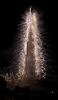アラブ首長国連邦（UAE）ドバイ（Dubai）の世界一の超高層ビル「ブルジュ・ドバイ（Burj Dubai、正式名ブルジュ・ハリファ（Burj Khalifa））」の落成式（2010年1月4日撮影）。(c)AFP/MARWAN NAAMANI