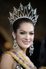 タイのパタヤ（Pattaya）で開催された、最も美しい性転換者を選ぶコンテスト「ミス・ティファニー・ユニバース2009（Miss Tiffany&apos;s Universe2009）」で優勝したSorrawee Nattee さん。このコンテストは性転換者へのイメージアップと、タイ観光のプロモーションを目的として開かれている（2009年5月15日撮影）。(c)AFP/NICOLAS ASFOURI