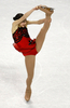 フィギュアスケート全米選手権（%%AT&amp;T U.S. Figure Skating Championships 2010%%）女子シングル・フリースケーティング（FS）。合計188.78点で総合2位に入った長洲未来（%%Mirai Nagasu%%）。（2010年1月23日撮影）(c)AFP/Getty Images/Jonathan Ferrey