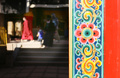 修復されたラプラン寺（一部、2020年11月9日撮影）。(c)CNS/高展