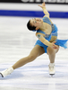 世界フィギュアスケート選手権（ISU World Figure Skating Championships 2012）は29日、フランスのニース（Nice）で女子シングル・ショートプログラム（SP）が行われ、浅田真央（Mao Asada）は59.49点で4位につけた。

演技に臨む浅田真央（2012年3月29日撮影）。(c)AFP/SEBASTIEN NOGIER