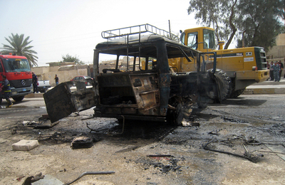 イラク全土で爆弾攻撃相次ぐ、今年最悪の102人死亡