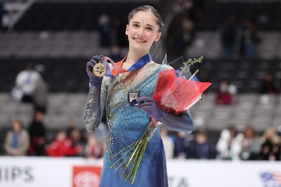 15歳レビトが優勝 全米フィギュア女子