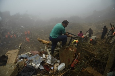 ブラジル南東部豪雨、死者146人に
