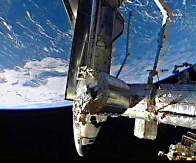 スペースシャトル「アトランティス」、ISSと最後のドッキングに成功