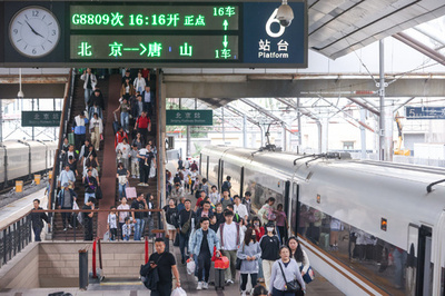 1～11月の中国鉄道旅客数、過去最高を更新