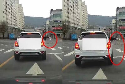 助手席の窓から路上にラーメンの汁…怒りの韓国ネット世論「子どもの教育、しっかりやれ！！」
