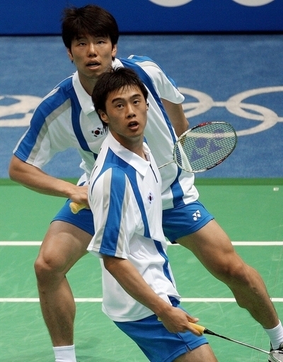 黄智万／李在珍組 バドミントン・男子ダブルスで銅メダルを獲得