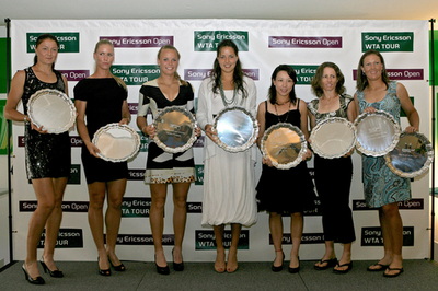 2008シーズンのWTAツアー・プレーヤー・アワード授賞式が開催される