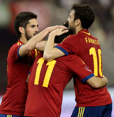 ペドロの活躍でスペインがウルグアイに勝利、国際親善試合