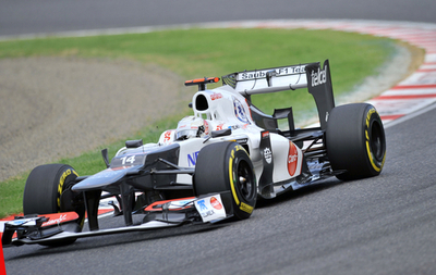 ベッテルがポールポジション獲得、可夢偉は3番グリッド 日本GP