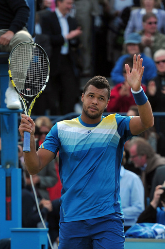 ツォンガが2回戦と3回戦を突破、ベスト8へ エイゴン選手権