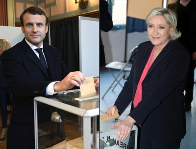 仏大統領選の決選投票、 正午時点の投票率は28.23パーセント
