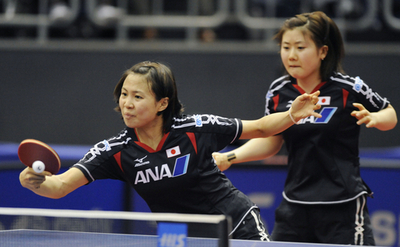 平野／福原 ダブルス2回戦へ、世界卓球