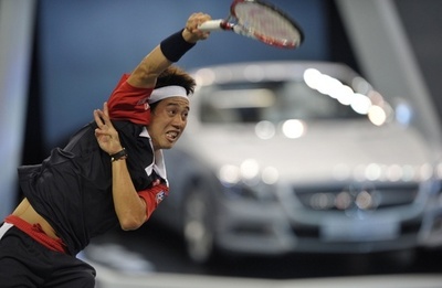 錦織がディミトロフ倒し初戦突破、上海マスターズ